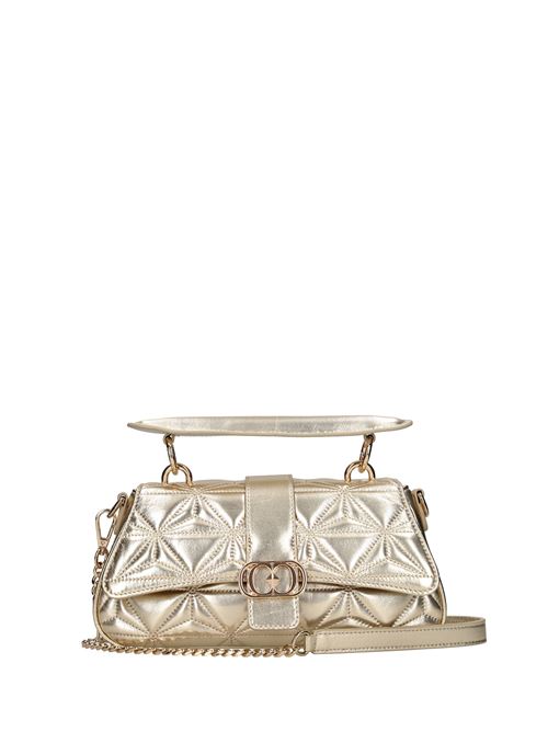Leather bag LA CARRIE | SHINY HAND BAG LAMINATEDORO